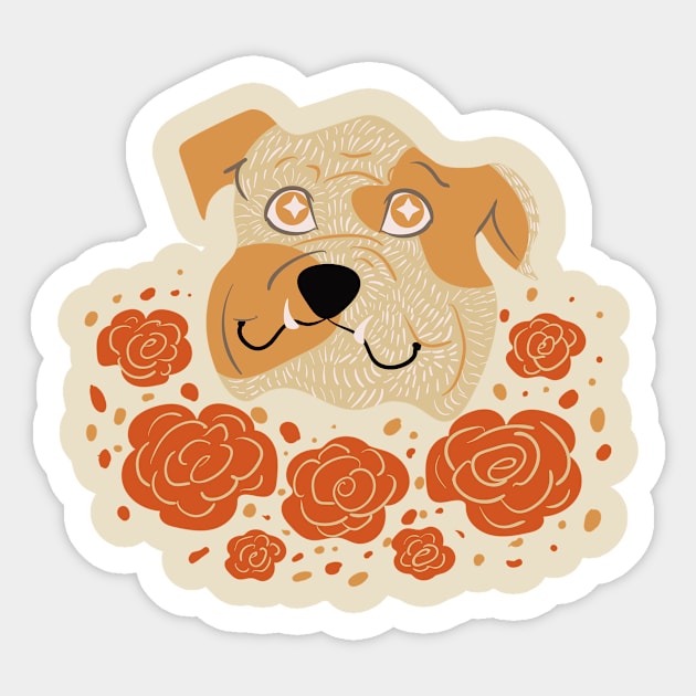 Bulldog Sticker by LexaStrong